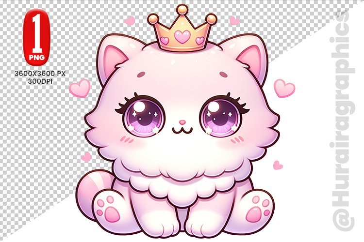 Cute Cat Clipart Image 24