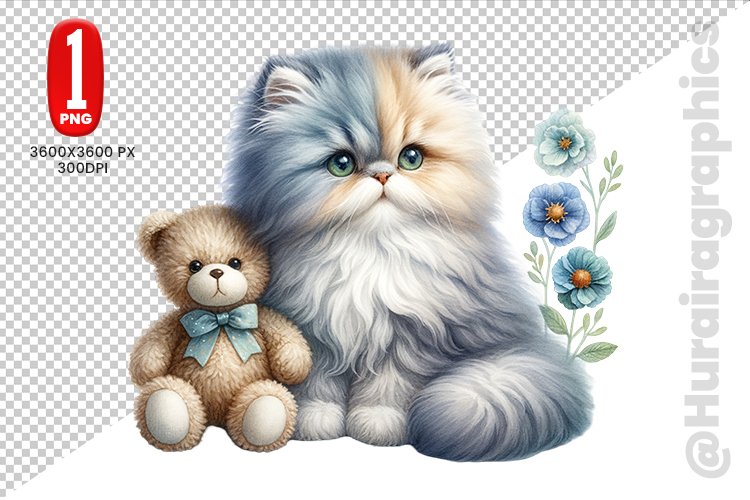 Cute Cat Clipart Image 3