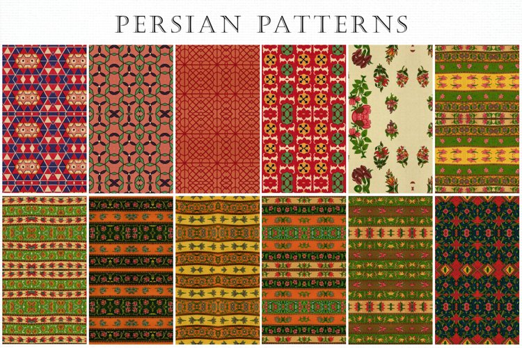 Persian Tiled Pattern PNG - Exquisite Art example image 1