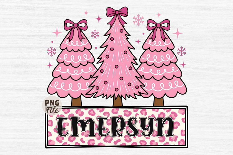 Personalized Christmas Tree Png,Pink Christmas Tree Png