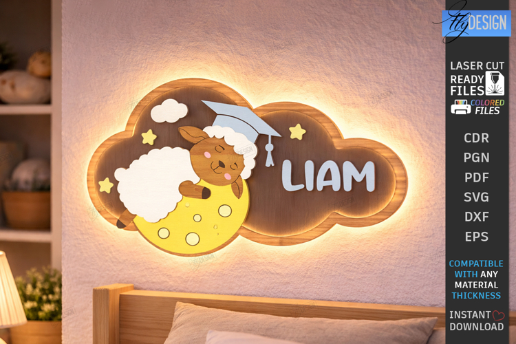 Wooden Name Sign