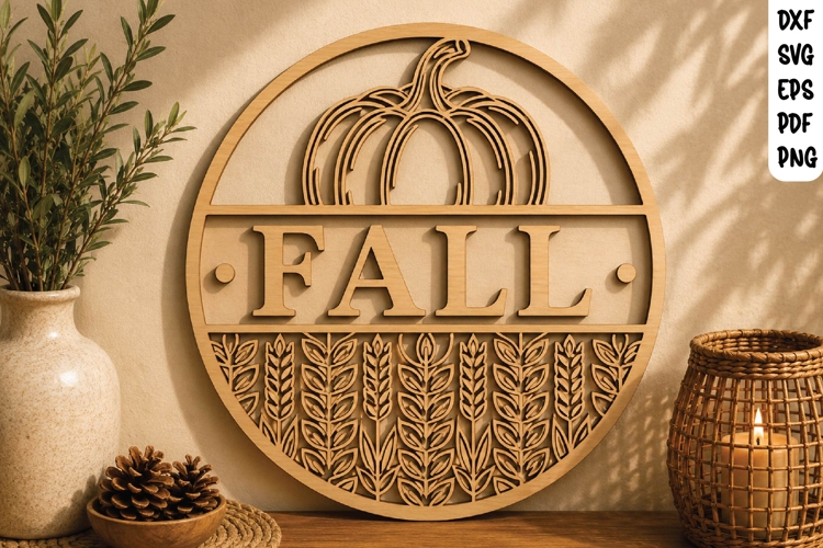 Personalized Fall Pumpkin Sign SVG