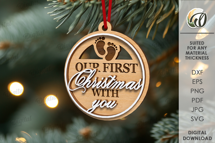 Christmas Ornament Clipart Image 24