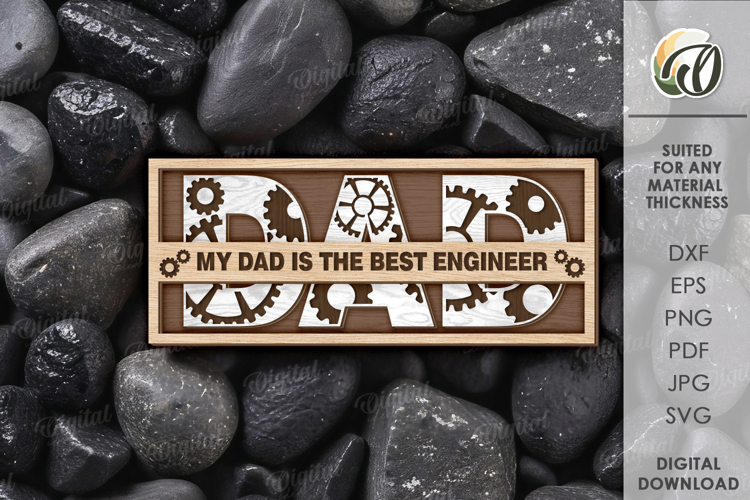 3d Dad Svg Image 3