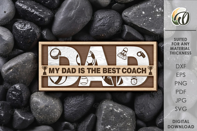 Personalized Gifts for Dad Laser Cut. Professional Decor SVG
