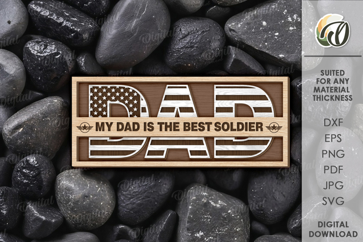 3d Dad Svg Image 5