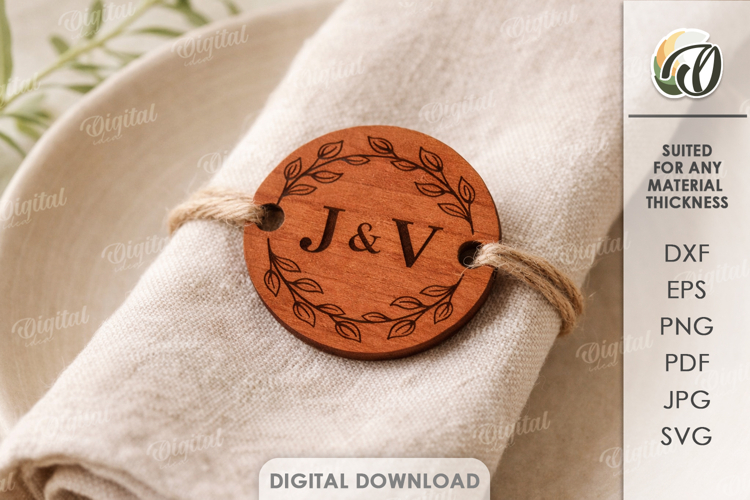 Personalized Name Tag Laser Cut. Engraved Name Tag SVG