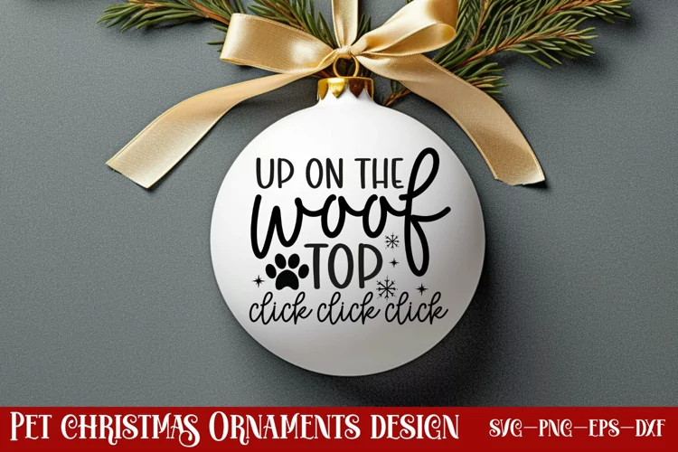 Up on the woof top click click click SVG