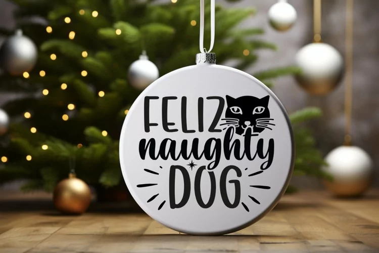 Feliz naughty dog SVG
