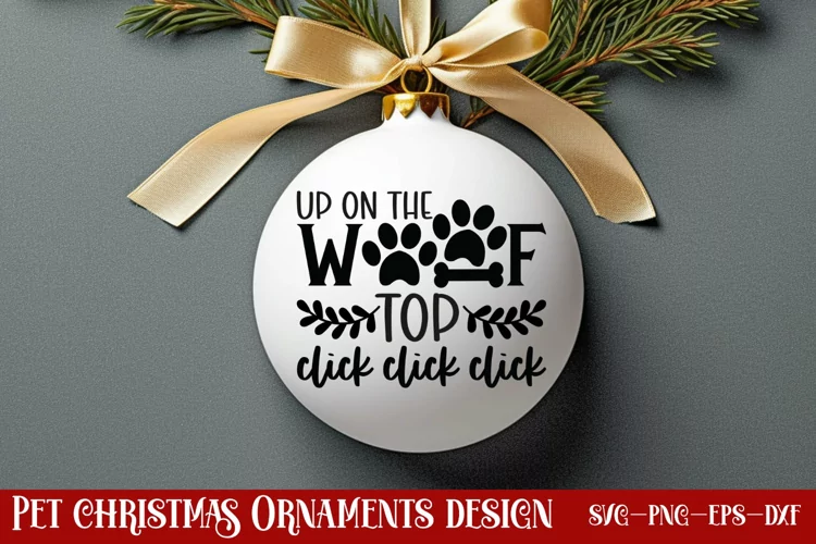Up on the woof top click click click SVG