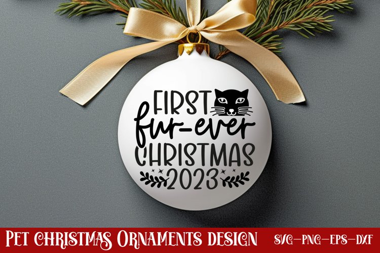First fur-ever christmas 2023 SVG