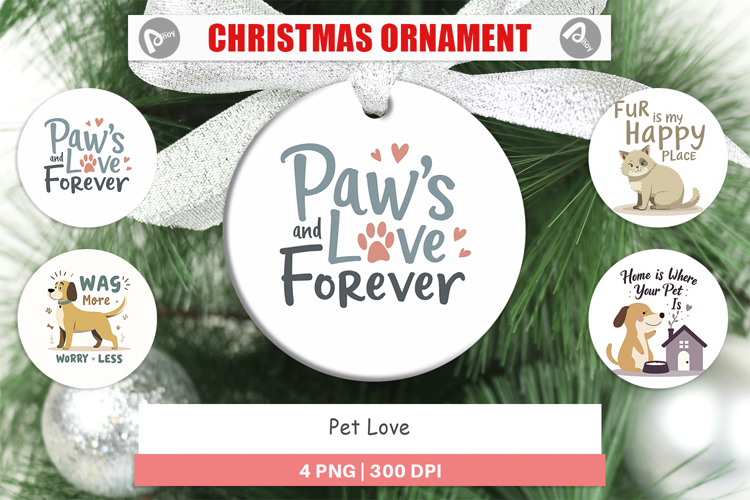 Ornament Pet Love Quotes
