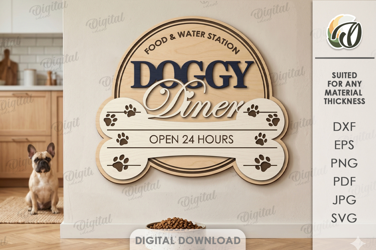 Dog Treat Wall SIgn Laser Cut. Wall Decor SVG