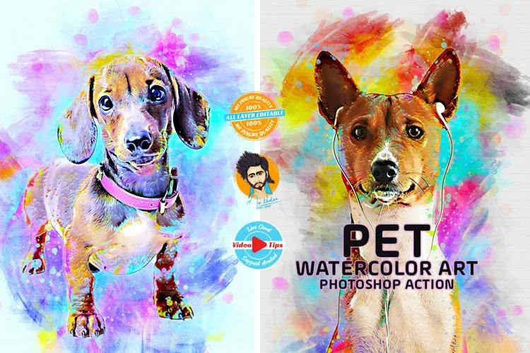 Pet Watercolor Art Plugin