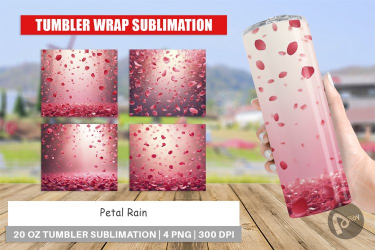 Tumbler Petal Rain example image 1