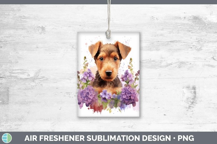 Pets Dogs 04 Airedale Terrier Dog Air Freshener Sublimation