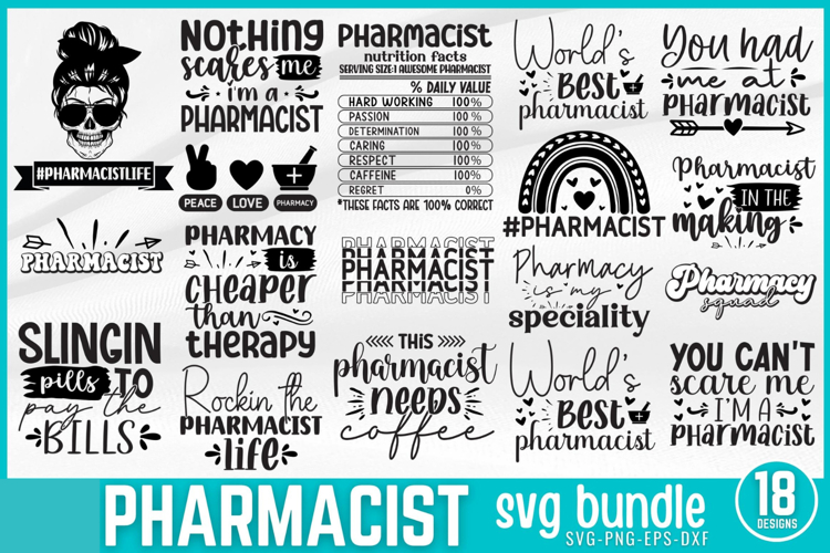 Pharmacist SVG Bundle