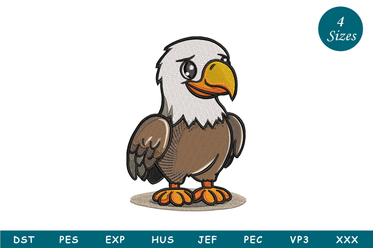 Philadelphia Eagle Machine Embroidery