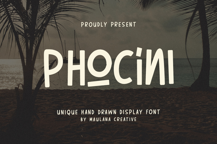 Phocini Unique Hand Drawn Display Font