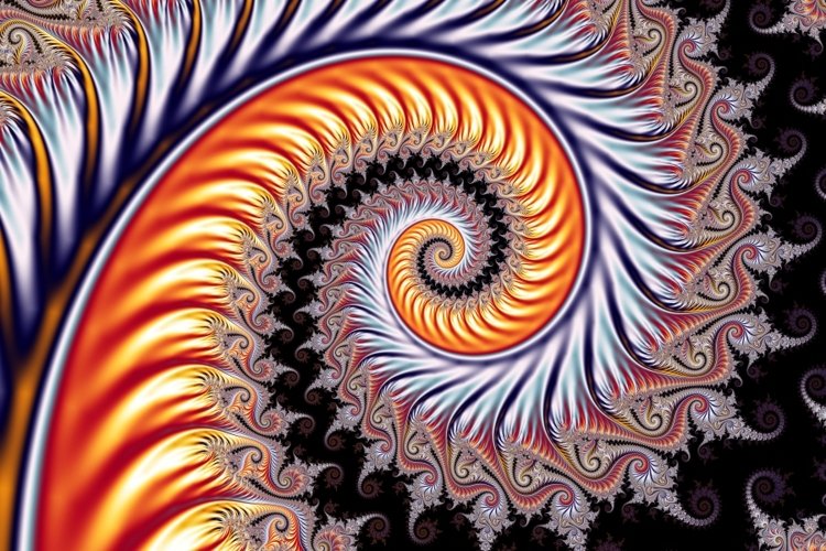 Phoenix Julia mandelbrot fractal - mathematical artwork