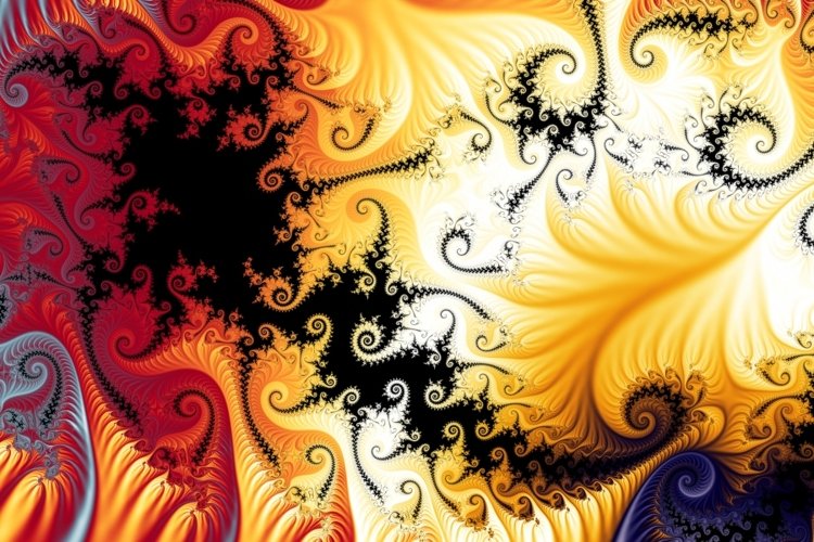 Phoenix Julia mandelbrot fractal - mathematical artwork
