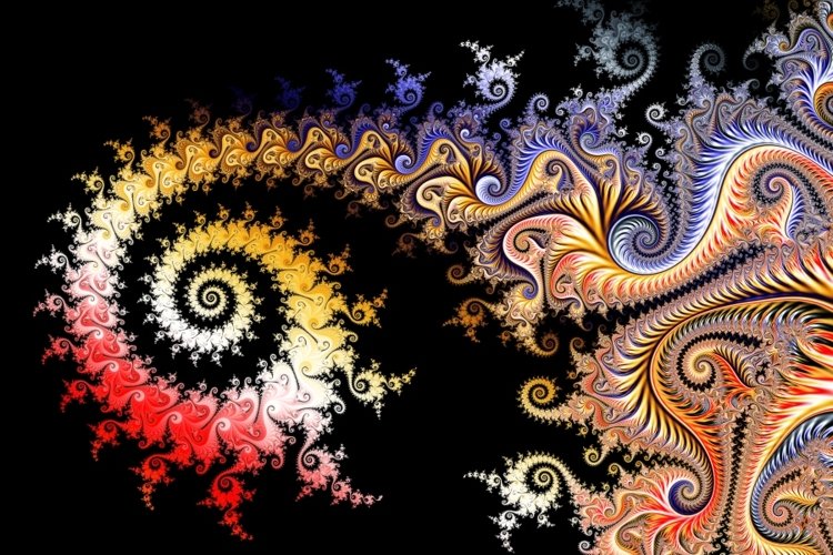 Phoenix Julia mandelbrot fractal - mathematical artwork