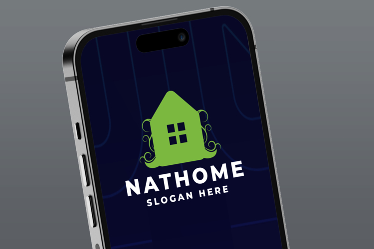 Natural Eco-Friendly Home Logo