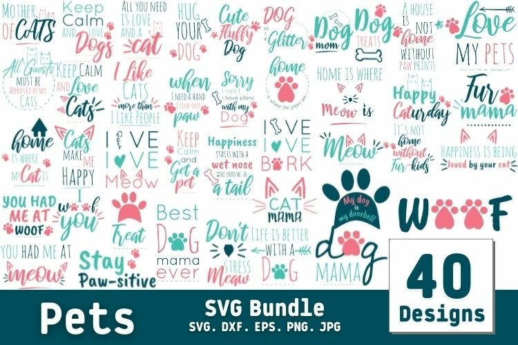 Domestic Animals SVG Bundle