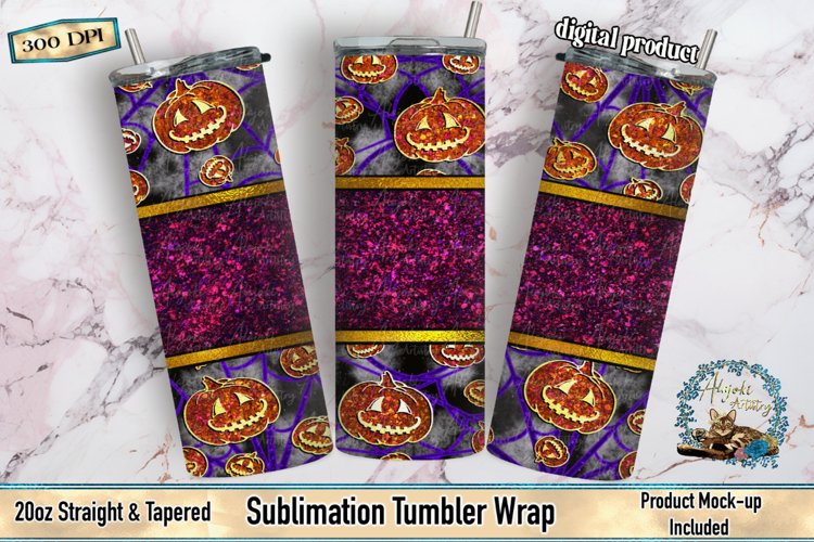 Spooky Pumpkin | Sublimation Tumbler Wrap