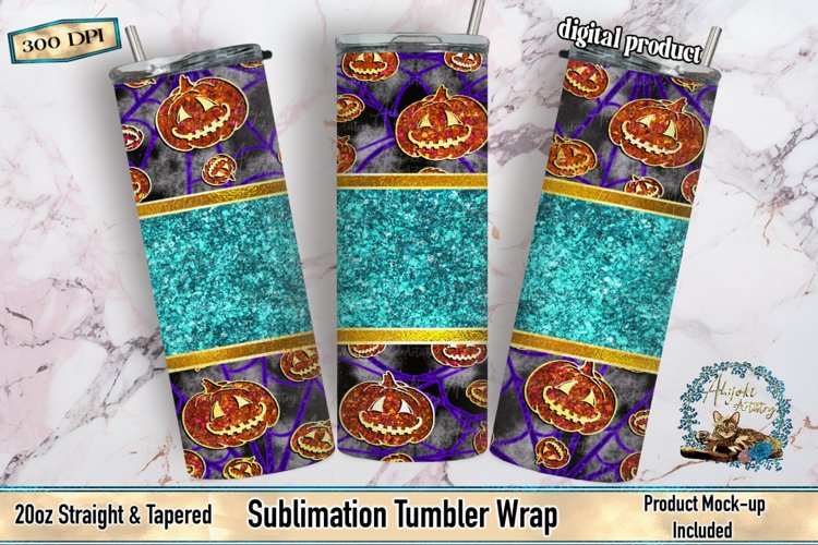 Peekaboo Pumpkins | Sublimation Tumbler Design