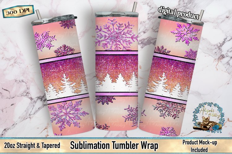 Christmas Tumbler Wrap Image 21