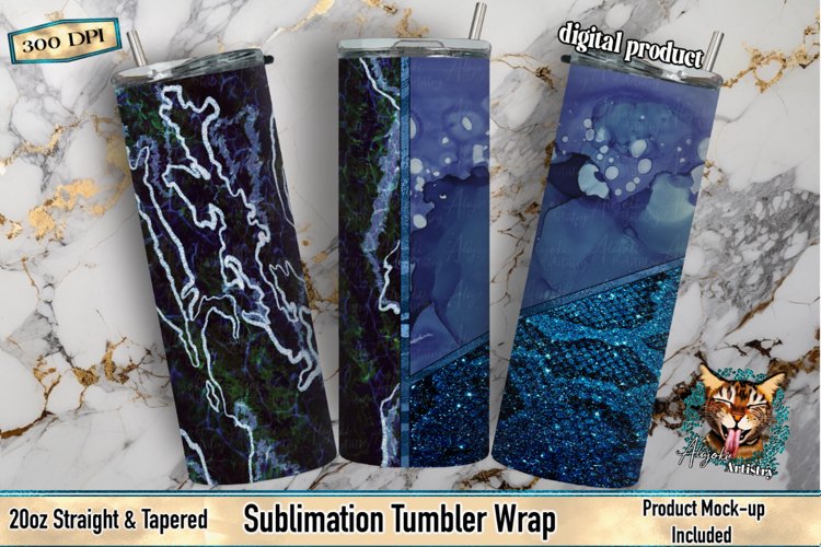 Alcohol Ink Tumbler Wrap Image 21