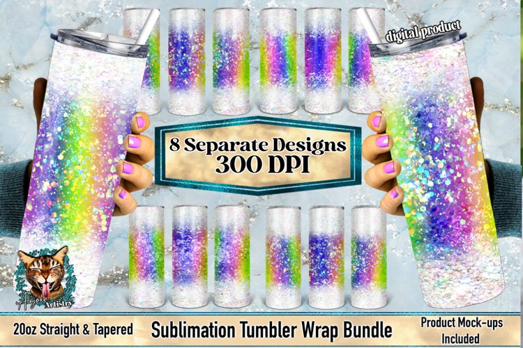 Unicorn Burst | Sublimation Tumbler Wrap Bundle
