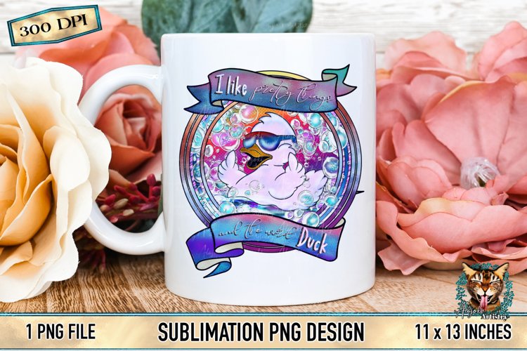 I like Pretty Things | Sublimation Design
