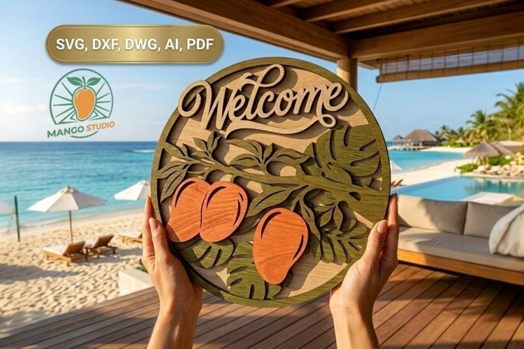 Tropical Leaves Svg Image 16