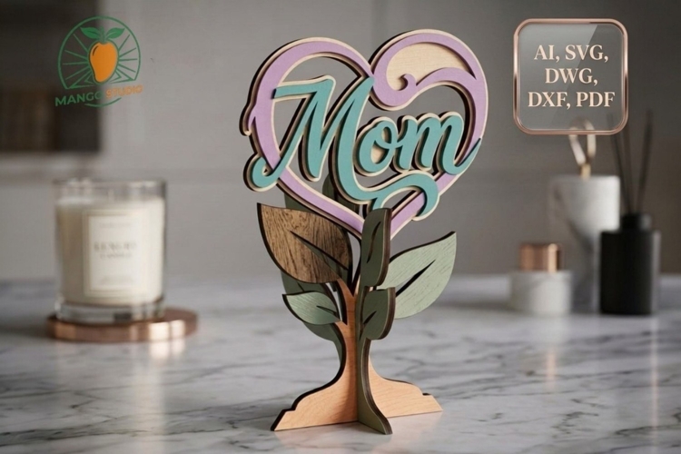 Heart Mom Svg Image 20