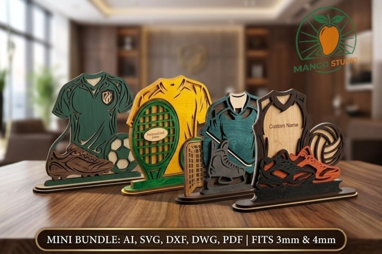Sports Multi-layer Laser Cut Bundle