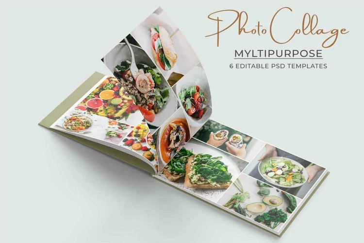 Photo Collage - 6 Editable PSD Templates Multipurpose