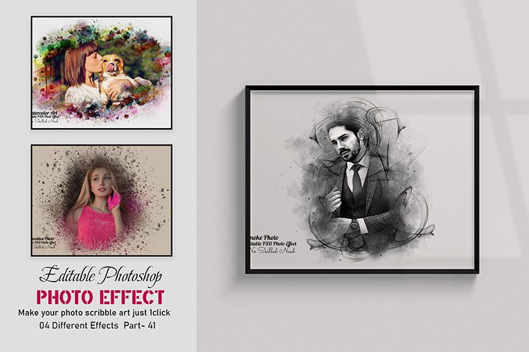 Editable Photo Photoshop Effect example image 1