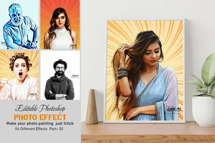 Editable Photoshop Photo Effect