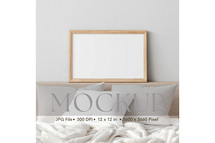 Photo Frame Mockup in Interior Room Studio Canvas Mockup_1