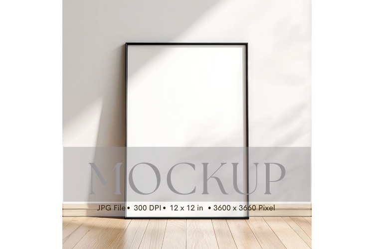 Photo Frame Mockup in Interior Room Studio Canvas Mockup_12