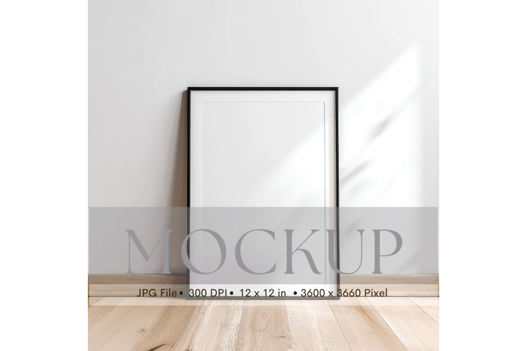 Photo Frame Mockup in Interior Room Studio Canvas Mockup_13