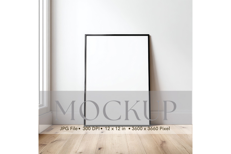 Photo Frame Mockup in Interior Room Studio Canvas Mockup_14