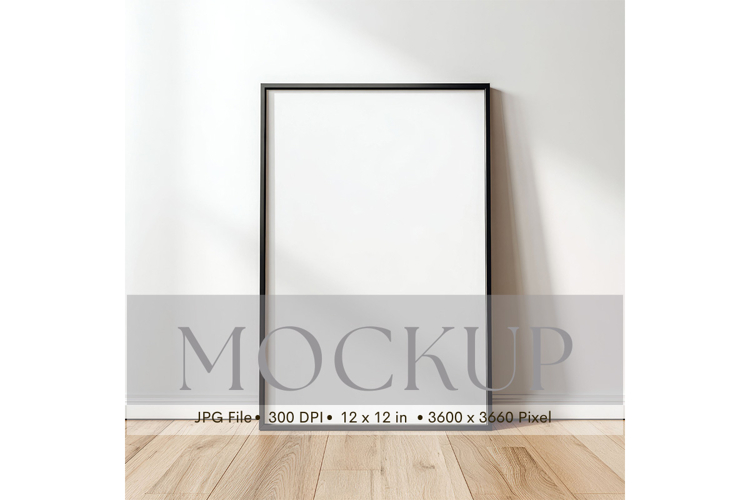 Photo Frame Mockup in Interior Room Studio Canvas Mockup_15