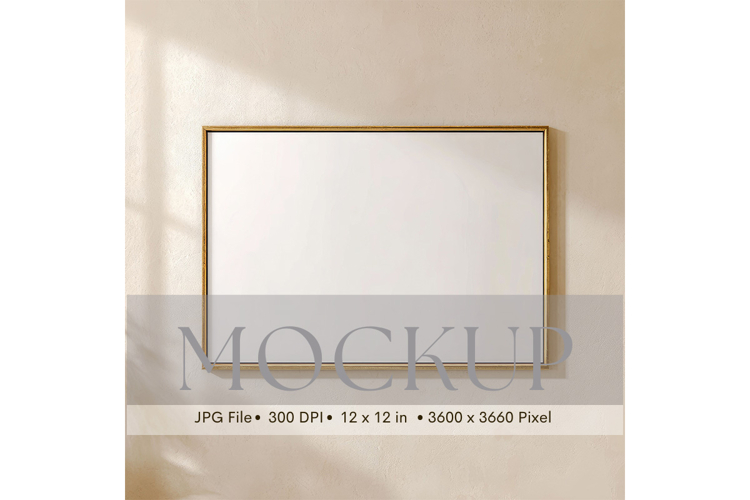 Photo Frame Mockup in Interior Room Studio Canvas Mockup_20