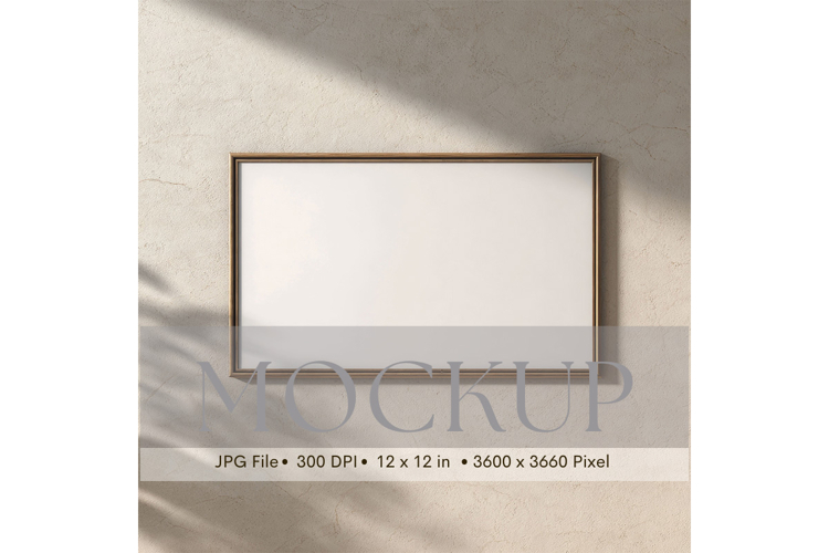 Photo Frame Mockup in Interior Room Studio Canvas Mockup_21
