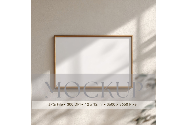 Photo Frame Mockup in Interior Room Studio Canvas Mockup_22