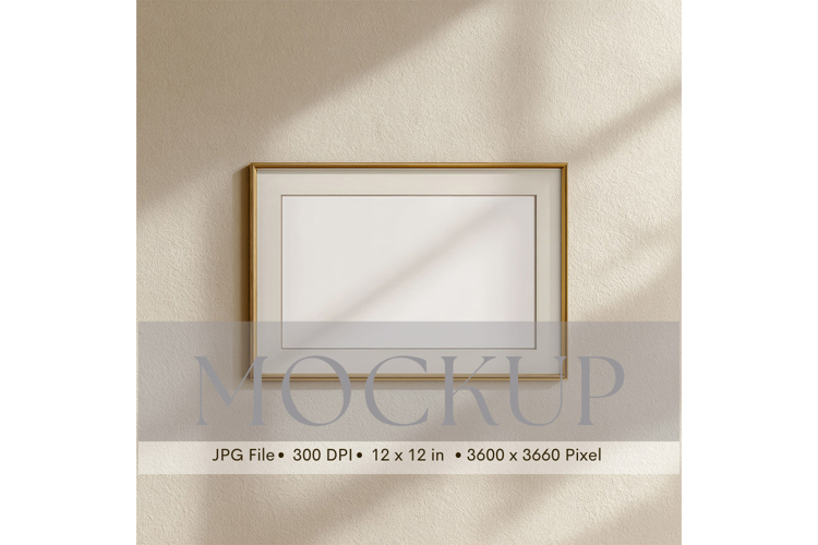 Photo Frame Mockup in Interior Room Studio Canvas Mockup_23