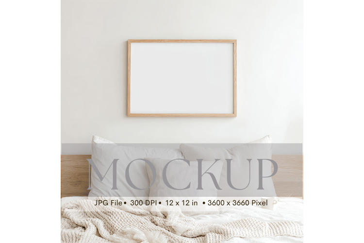 Photo Frame Mockup in Interior Room Studio Canvas Mockup_3